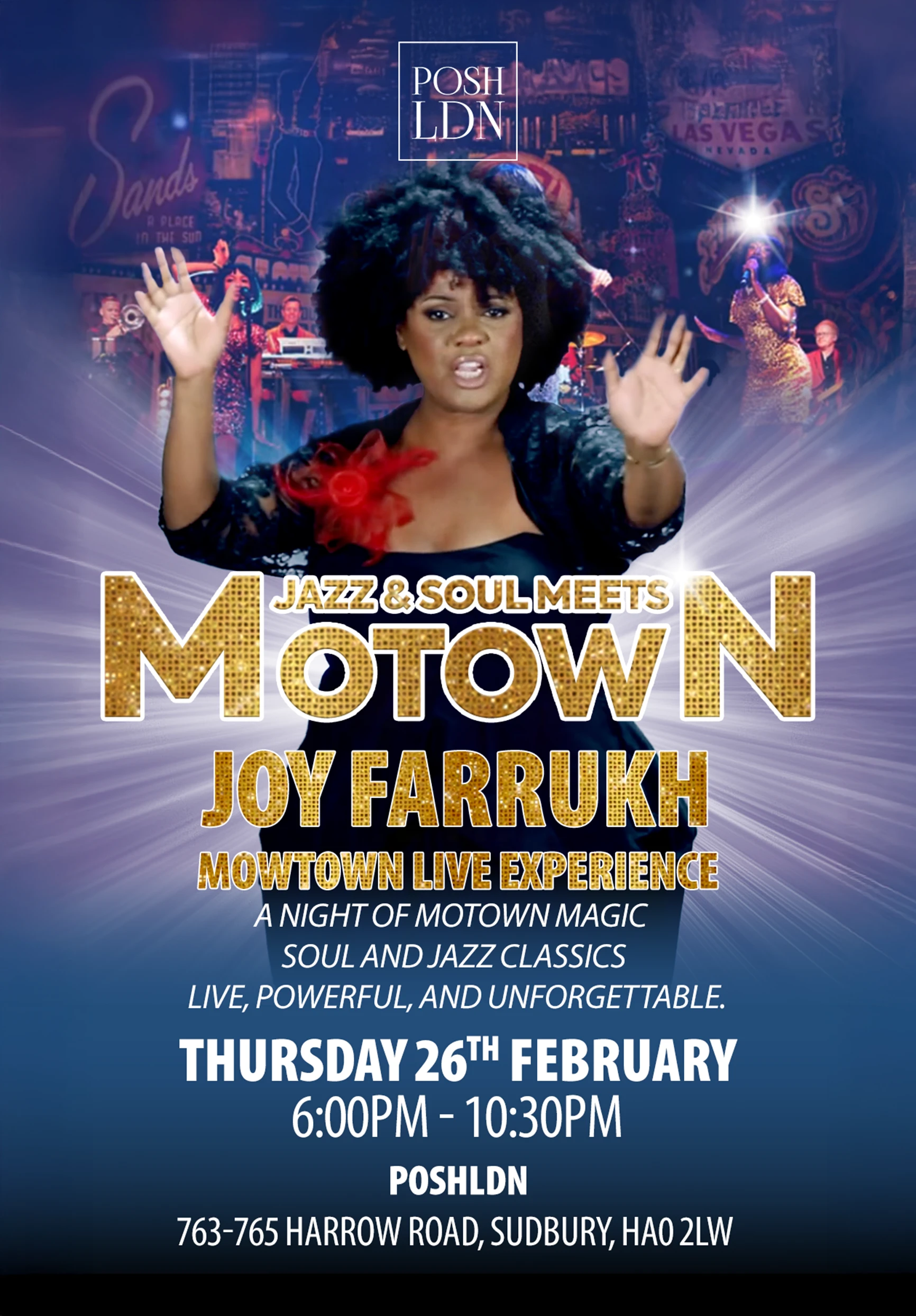 Joy Farrukh – Motown Live Experience – Front