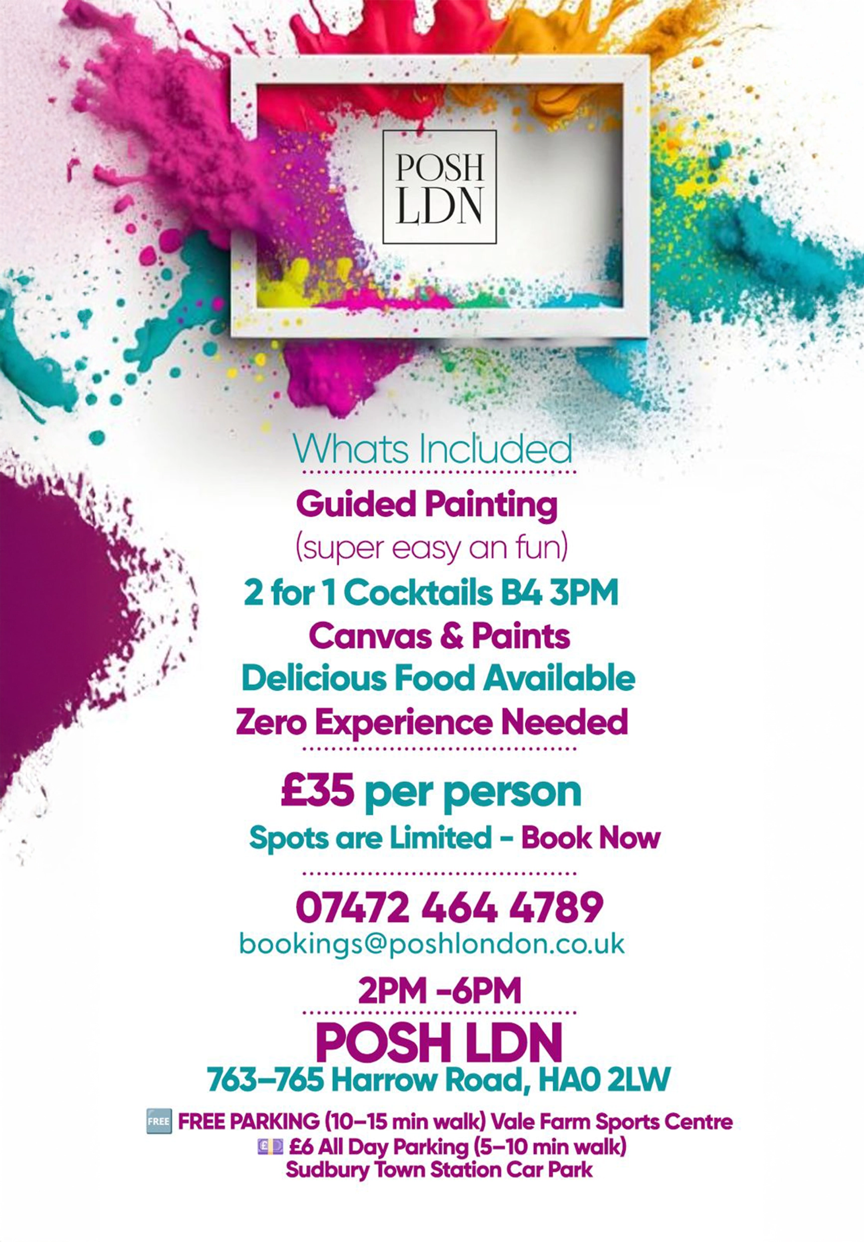 Paint & Sip Eat & Vibe – Back